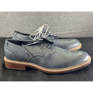 Men's Perry Ellis Oxford Portfolio Dress Shoes~~Size 9.5~~Navy Blue~~ NWT‎